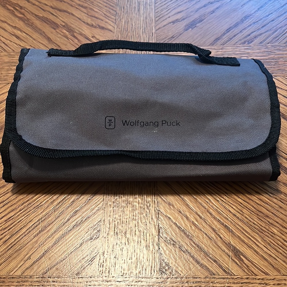 Wolfgang Puck Kitchen Utensils  Carrying Case  Travel roll up Case